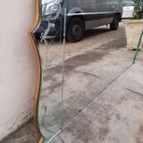 Beveled Venetian brasserie mirror - 1950s