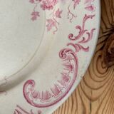 Mismatched series of 4 old “Terre de fer” flat plates