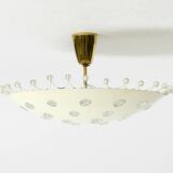 Beautiful large mid-century metal ceiling lamp by Emil Stejnar for Rupert N