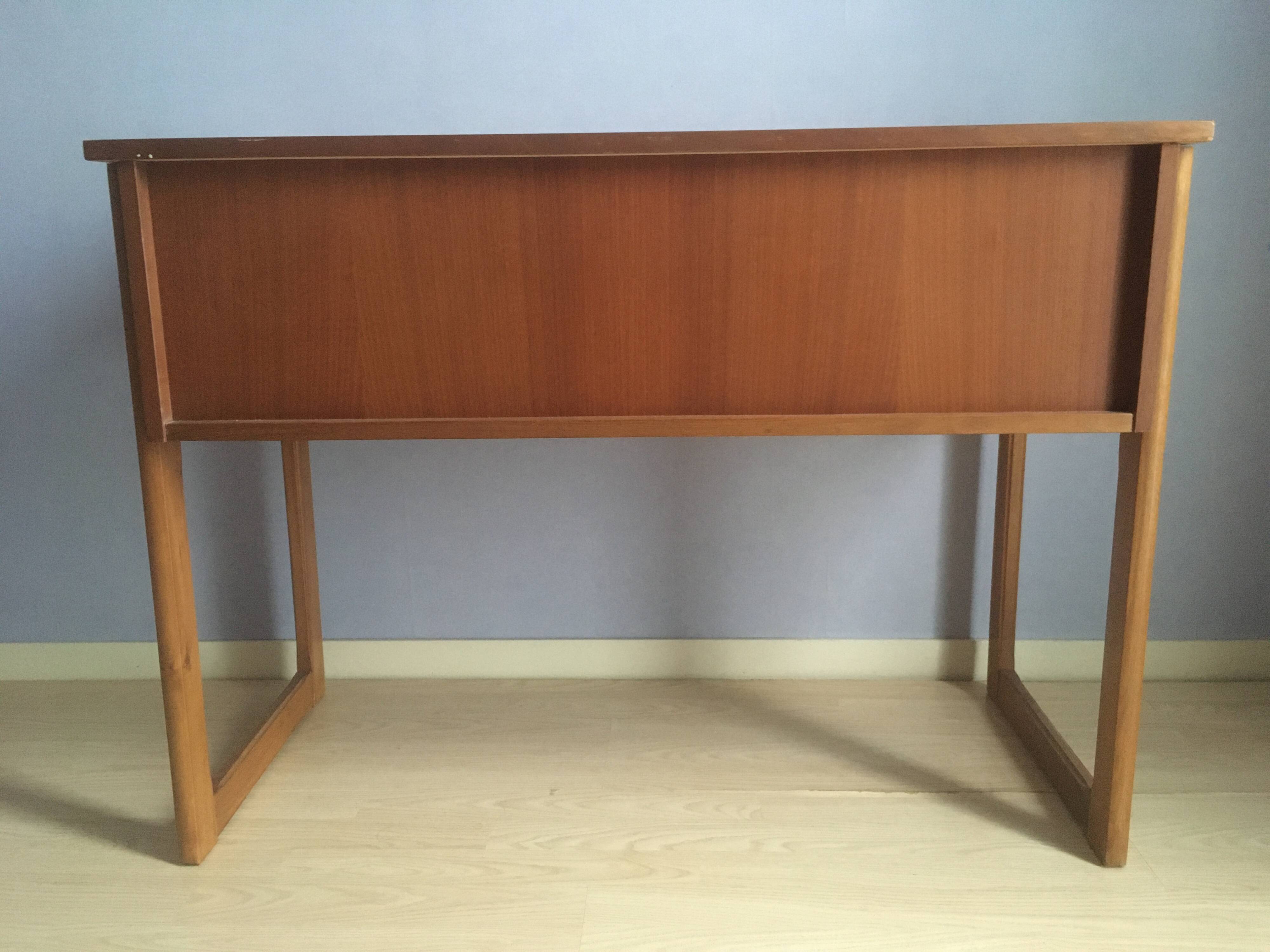 Vintage wooden desk, Scandinavian style, 1970s