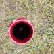 Red Art Deco Ceramic Vase Vierzon Louis Gueule