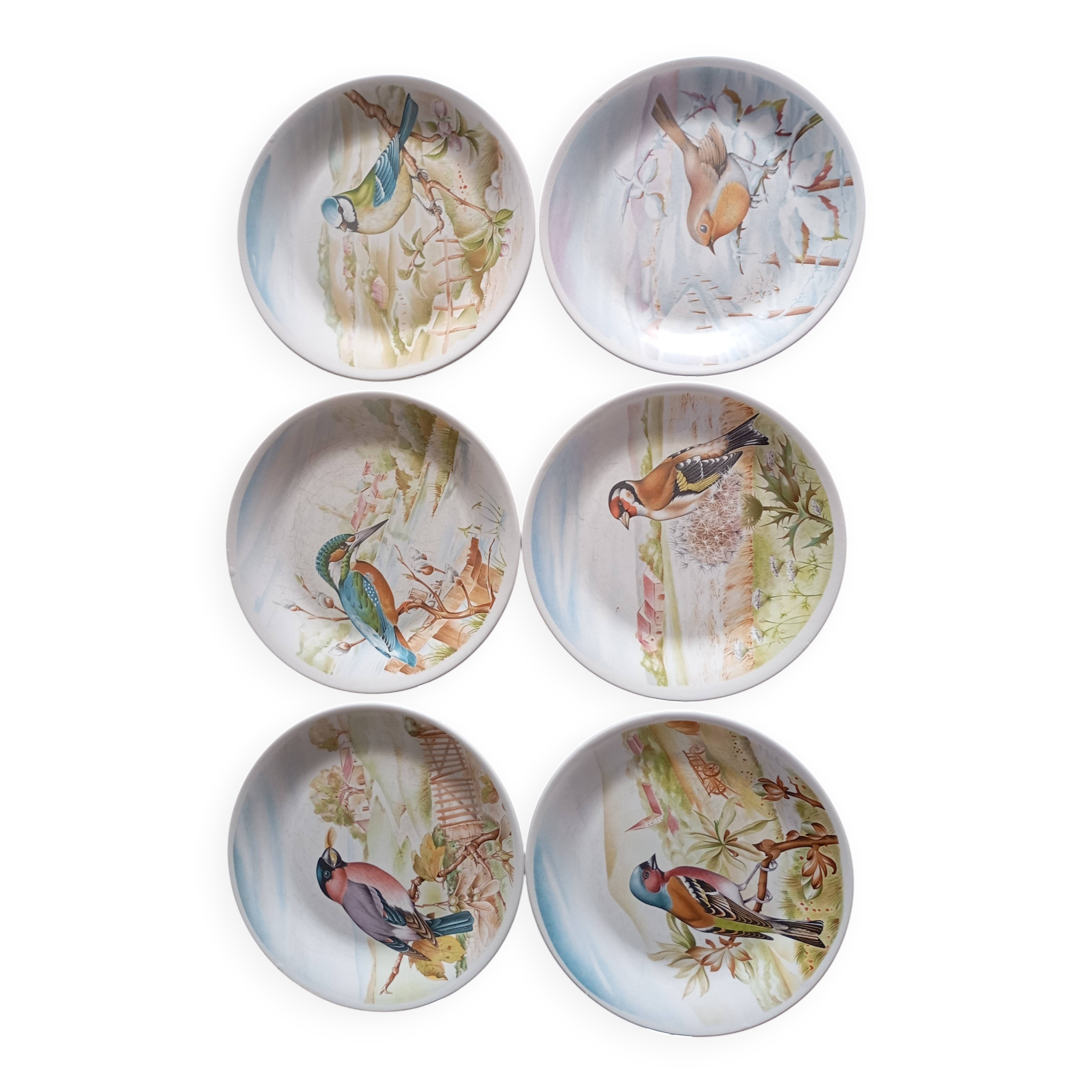 Sarreguemines dessert plates