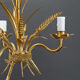 Golden suspension on ears of wheat, circa 1960