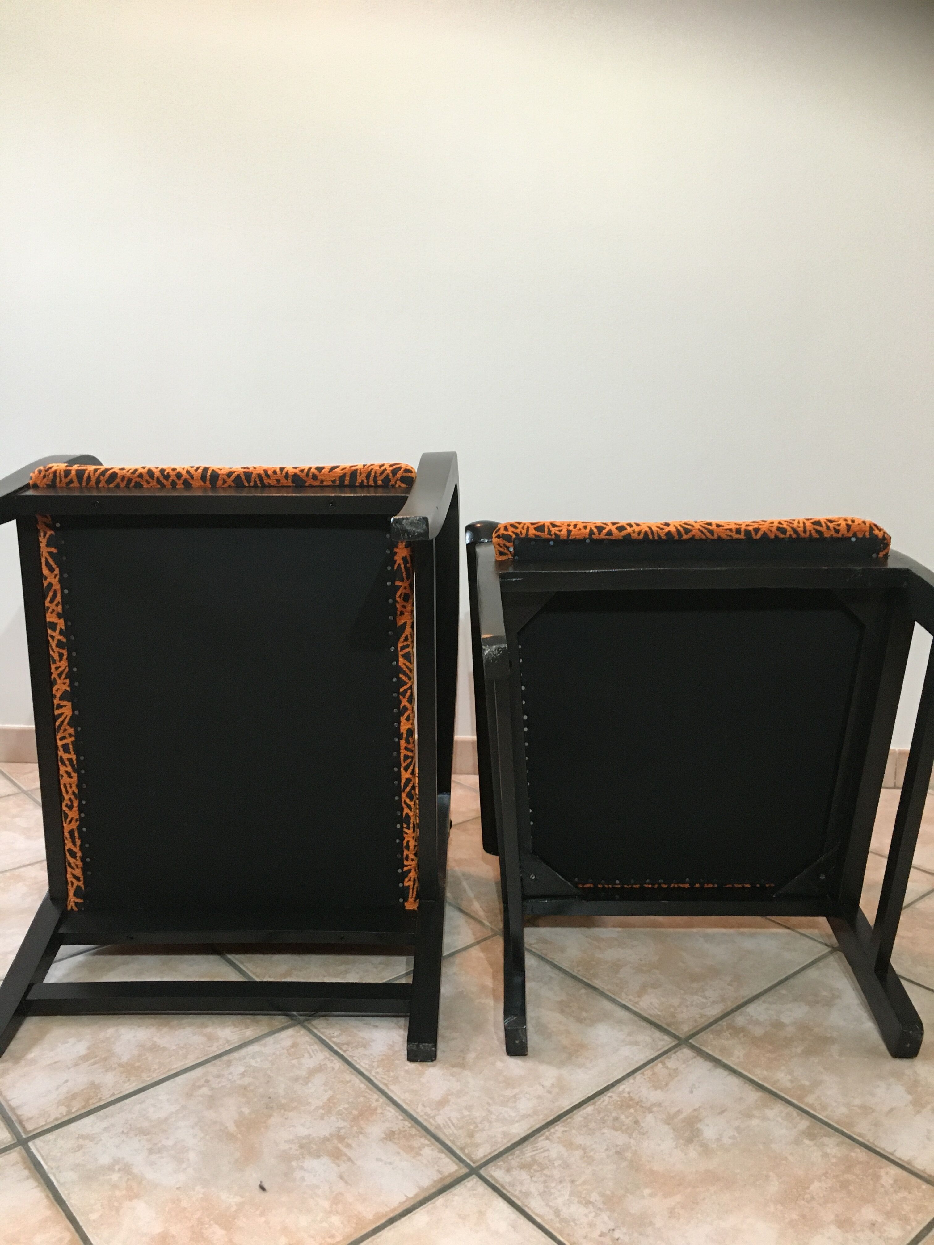 Pair of armchairs 50s