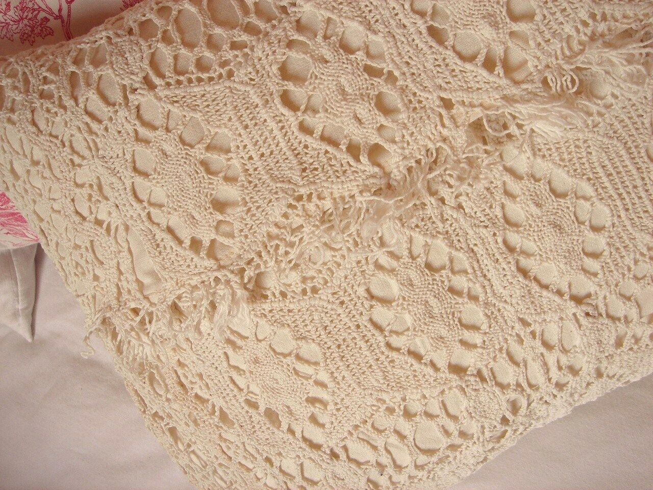 Cushion macramé hook bohemian chic decoration