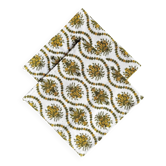 2 printed cotton napkins - "Sévigné" pattern