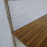 Modular wall shelf string
