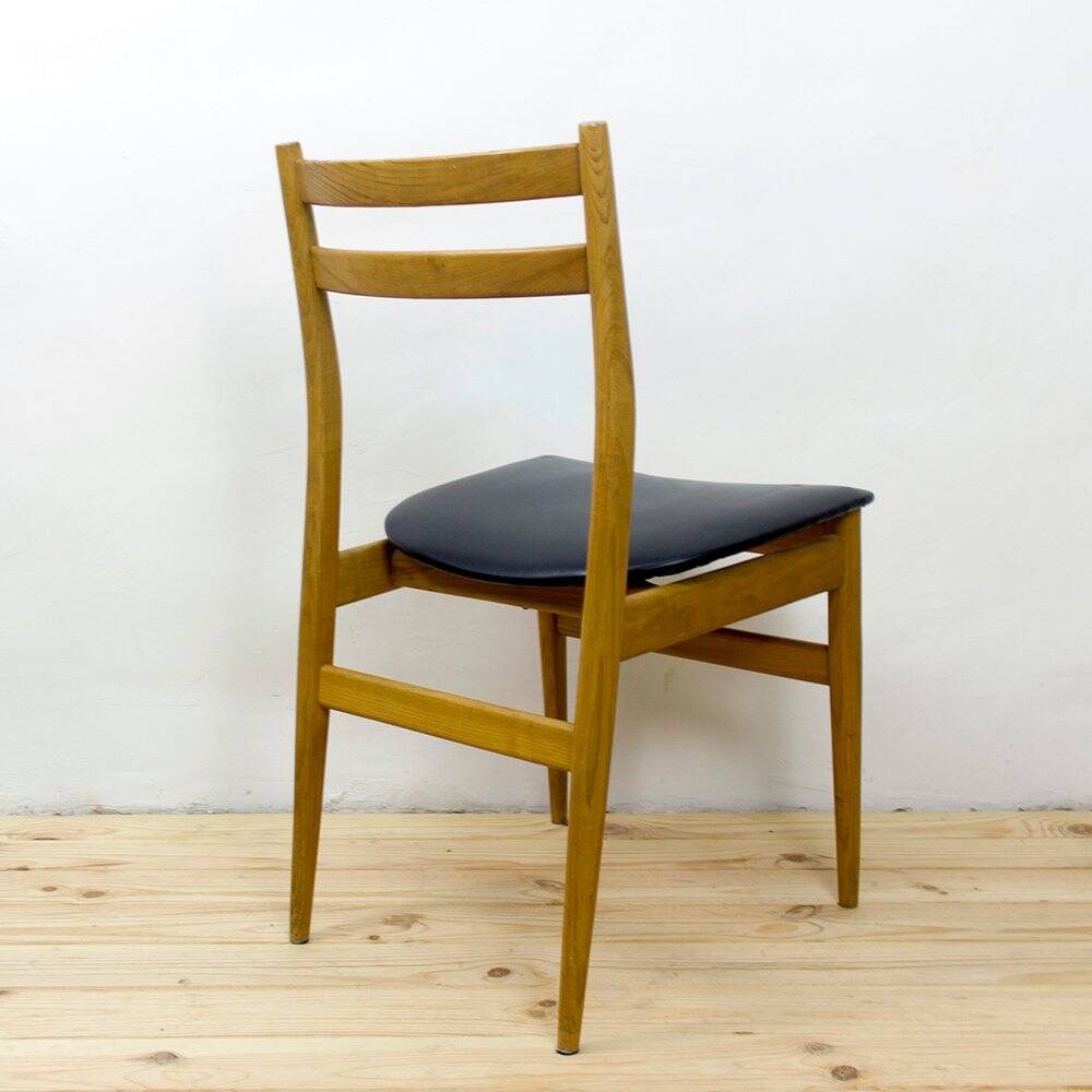 Scandinavian Ash Chairs, 1960s, Set of 6