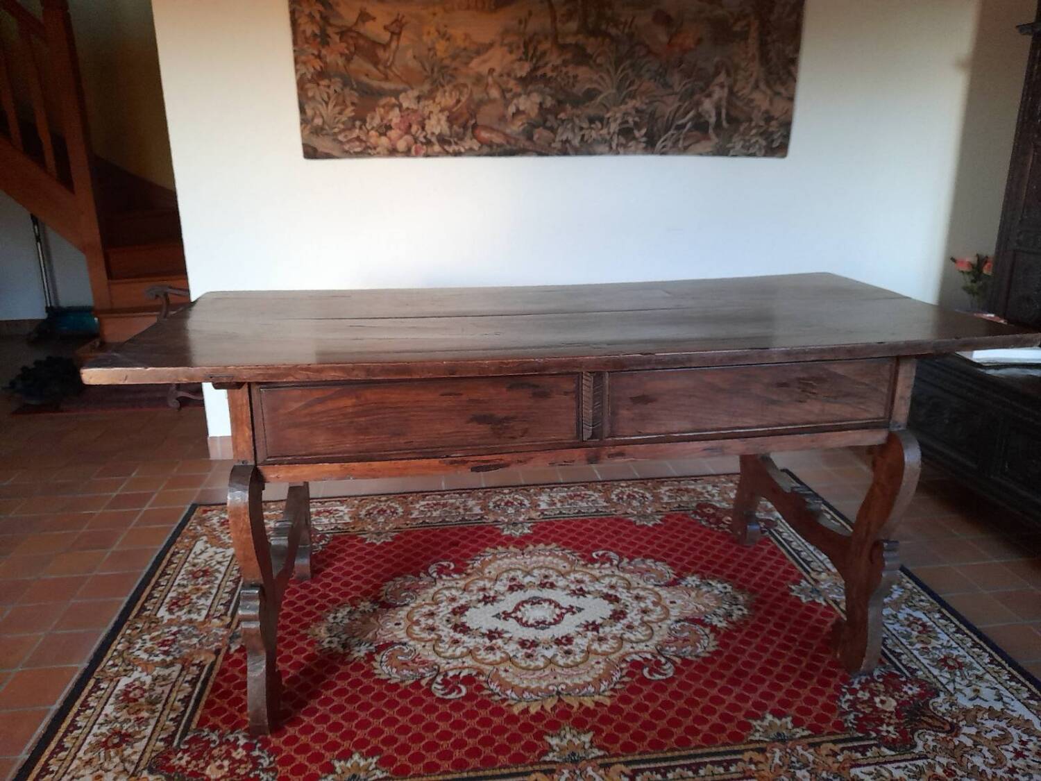 Bureau en châtaignier