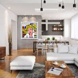 Roy lichtenstein maybe he became ill