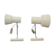 Set of two beige table lamps designed by Josef Hůrka for Napako 1970
