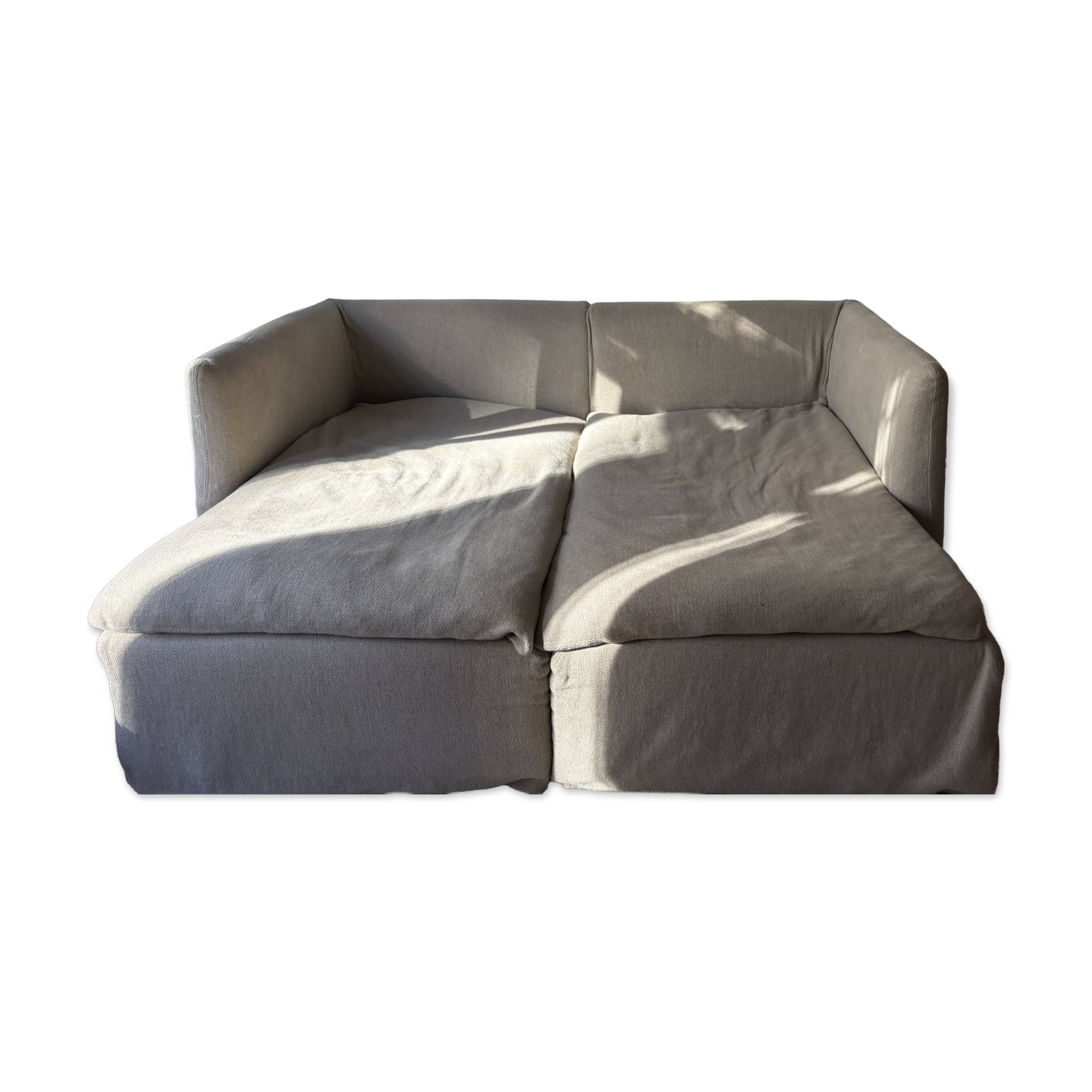 Boho Modular Sofa-Linen Formentera Holiday Home