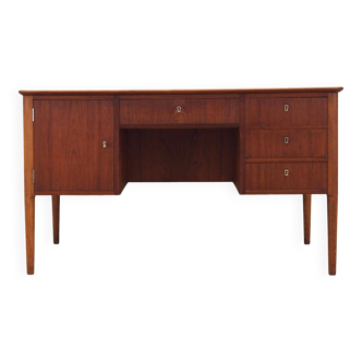 Teak desk, Danish design, 1970s, production: Denmark