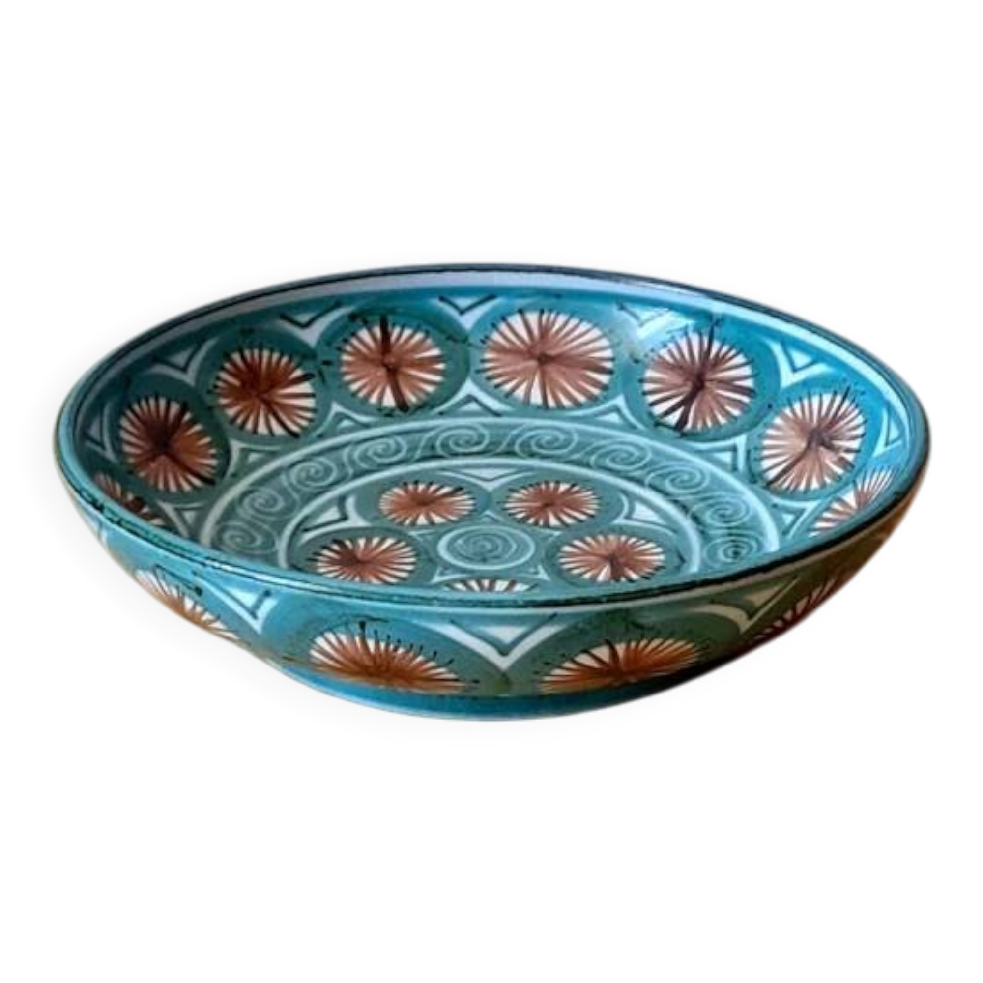 Plat en céramique Robert Picault 1960