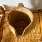 Handmade terracotta pitcher