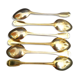 12 golden Moka spoons