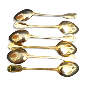 12 golden Moka spoons