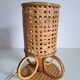 Bamboo bedside lamp and canning