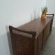 Hout met bamboe dressoir met lades vintage