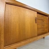 1960s Vintage Minimalistic Teak Sideboard by Bartels