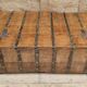 Old coffee table - Burmese teak chest
