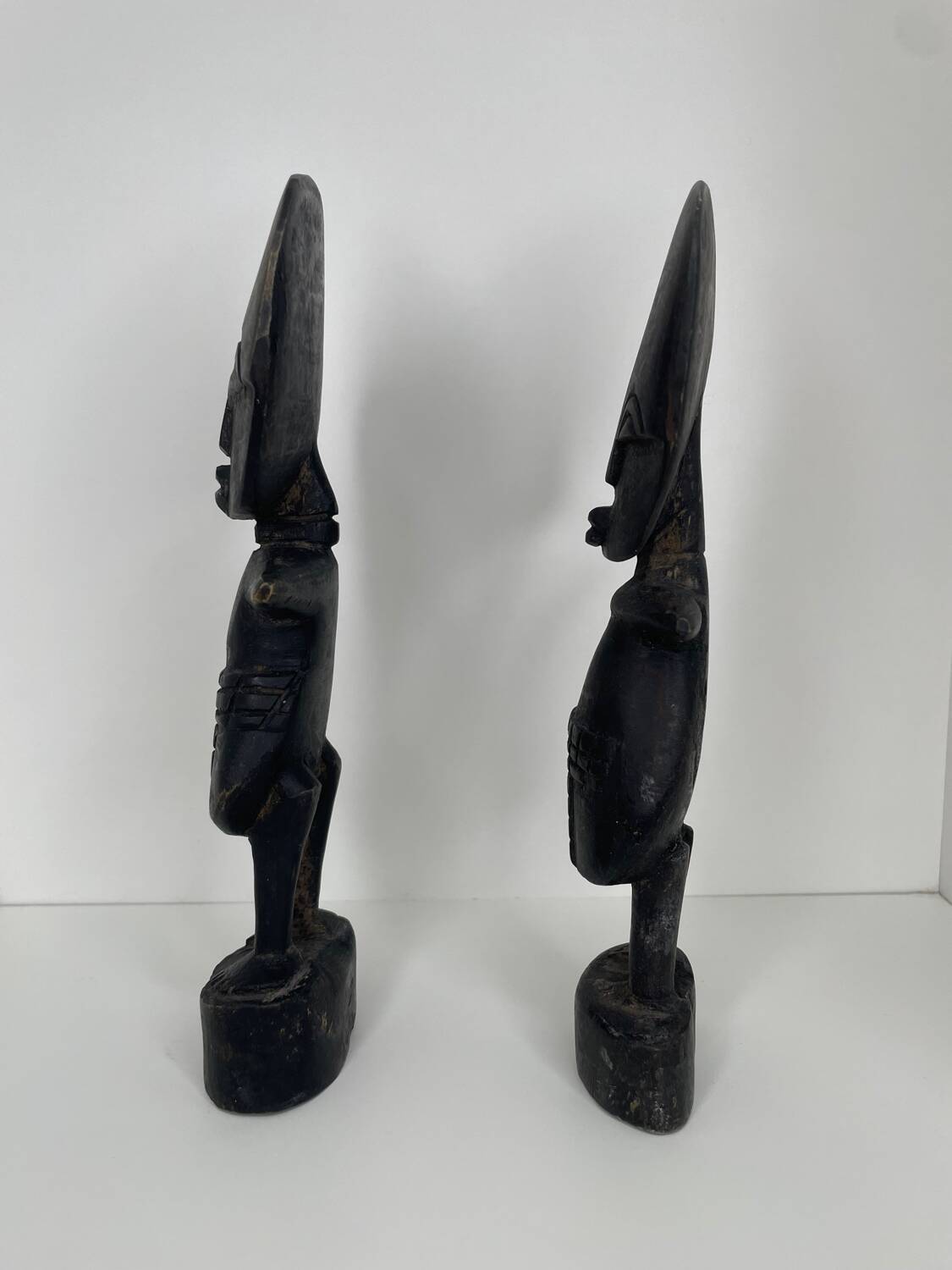 Duo de statuettes de fertilité du Ghana Ashanti