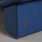 Nicoletti Salotti post-modern leather sofa, Italy 1980’s