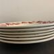 6 plates in earthenware rooster Terre de Fer Choisy Le Roy, 20th century