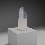 Large Murano glass table lamp by Carlo Nason for Mazzega, Italy 1970s