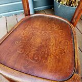 Paire d'ancienes chaises bistrot Luterma