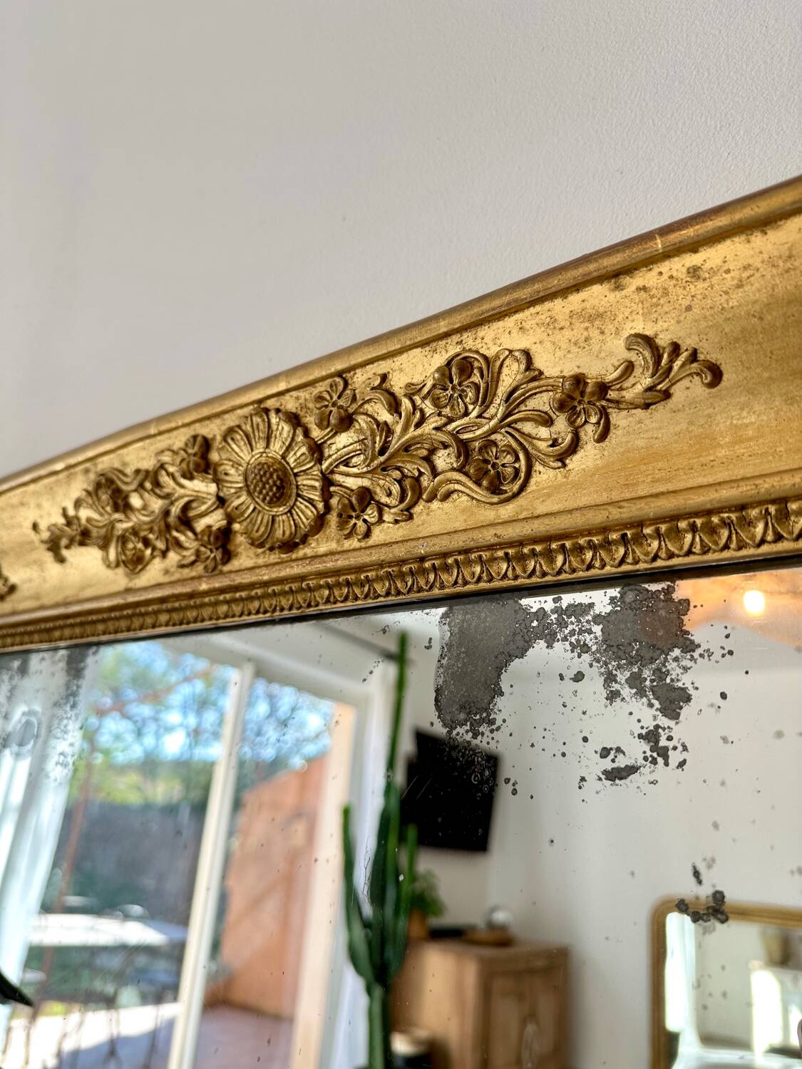 Restoration fireplace mirror