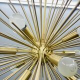 Beautiful mid century handmade urchin chandelier sputnik modern brass ceiling light fixture