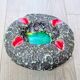 ceramic ashtray – France, 1960s – volcanic enamel