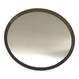 1970s Gilac smoked plastic mirror