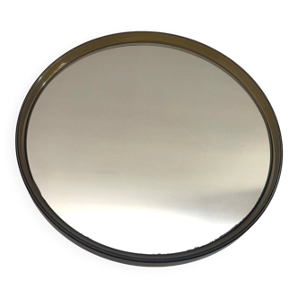1970s Gilac smoked plastic mirror