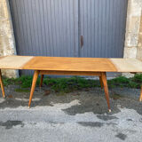 Large vintage Scandinavian style table