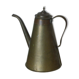 Old copper coffee pot