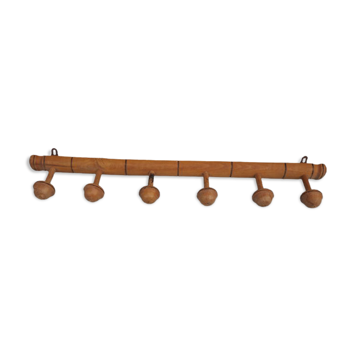 Wooden coat rack