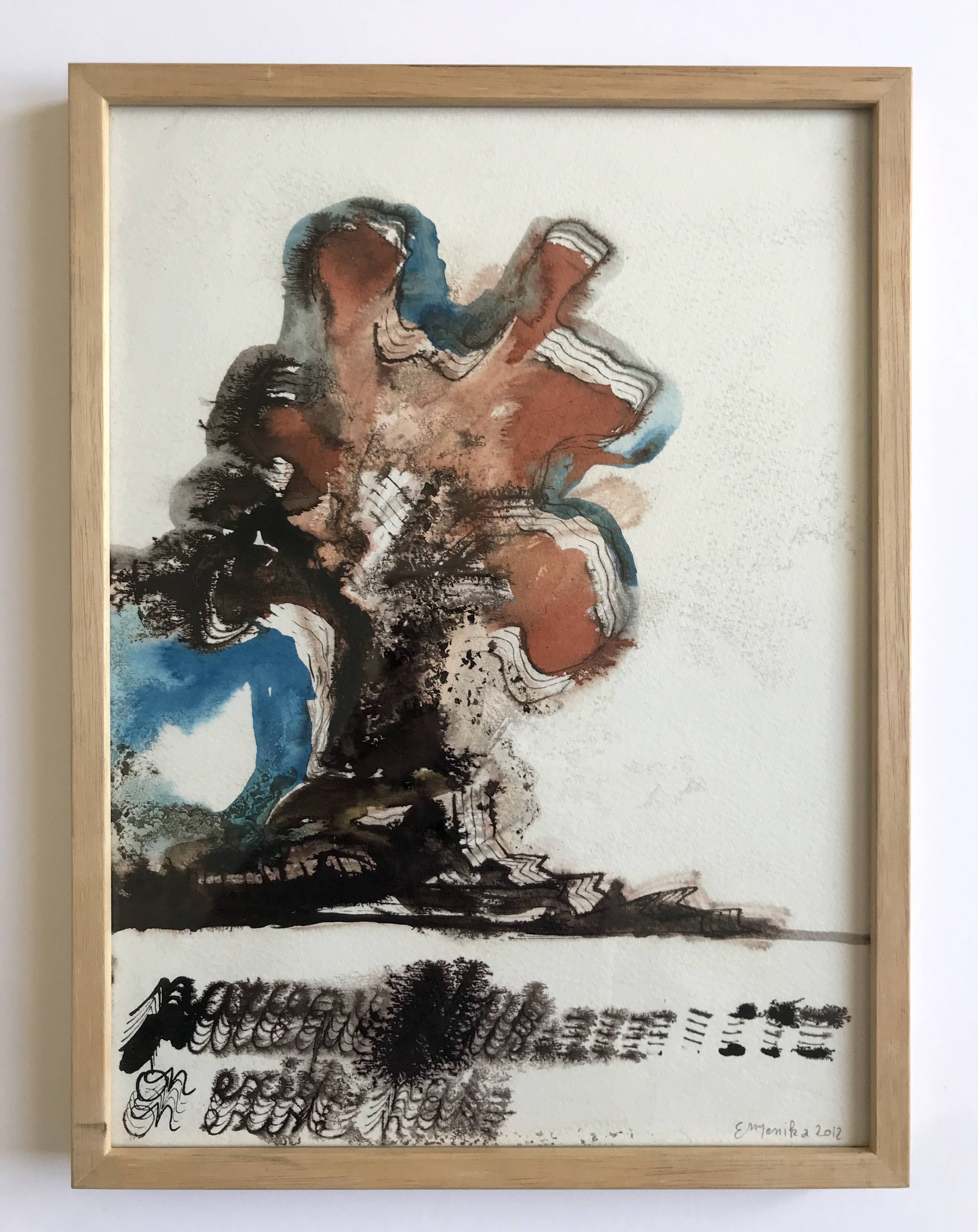 Emmanuelle messika, untitled iii, 2012. ink on paper signed in pencil