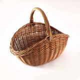 Caramel rattan basket