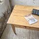 Pine and oak farmhouse table with multiple drawers, communal type, 240cm.