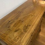 Louis Philippe chest of drawers in cherry wood