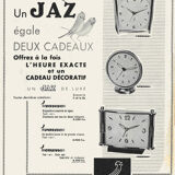 Vintage Jaz Postic alarm clock of 1960
