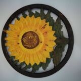 SUNFLOWER CAST IRON TRIVET