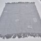 Vintage Anatolian hemp rug in grey, reference 3675