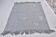 Tapis en chanvre anatolien vintage gris, référence 3675