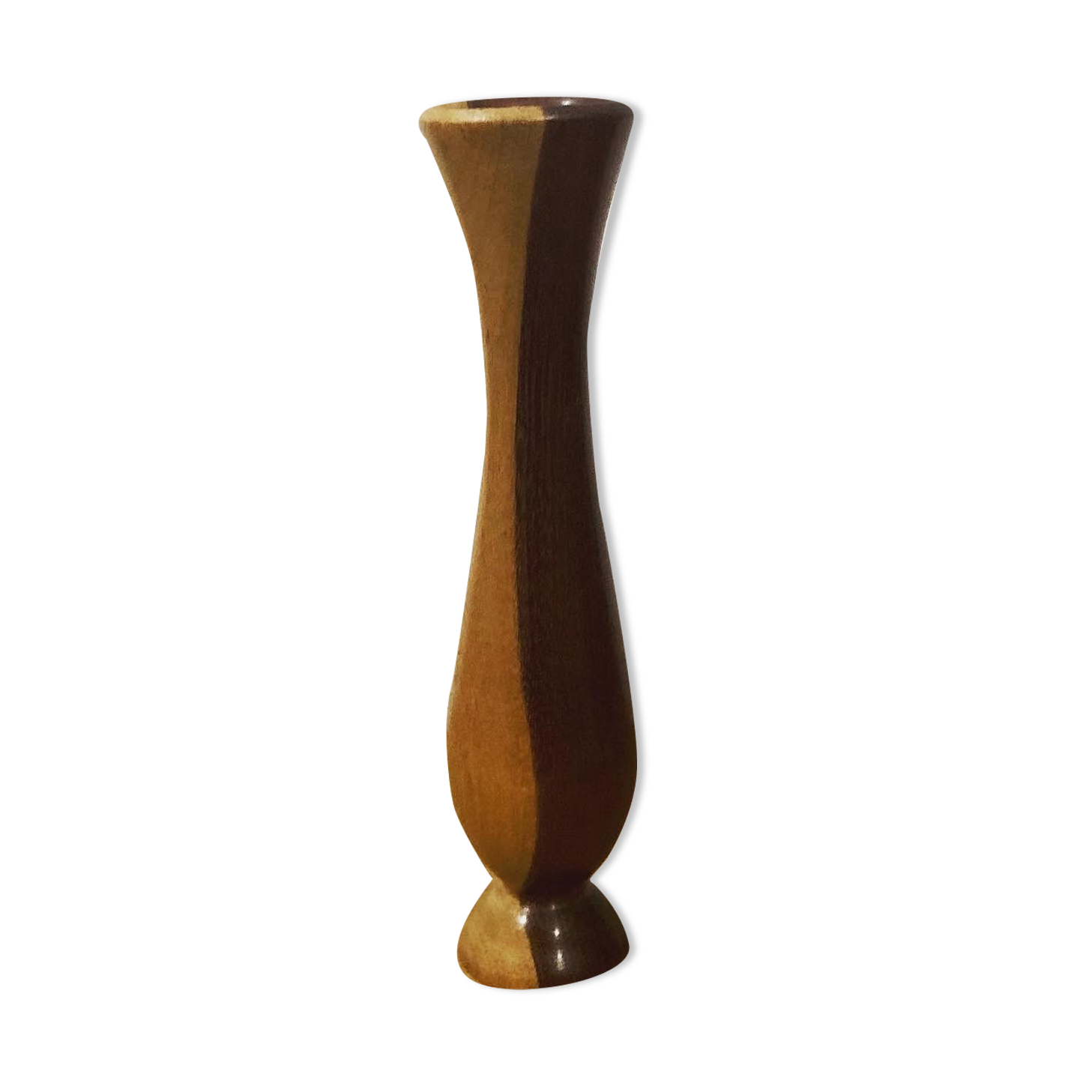 Wooden vase