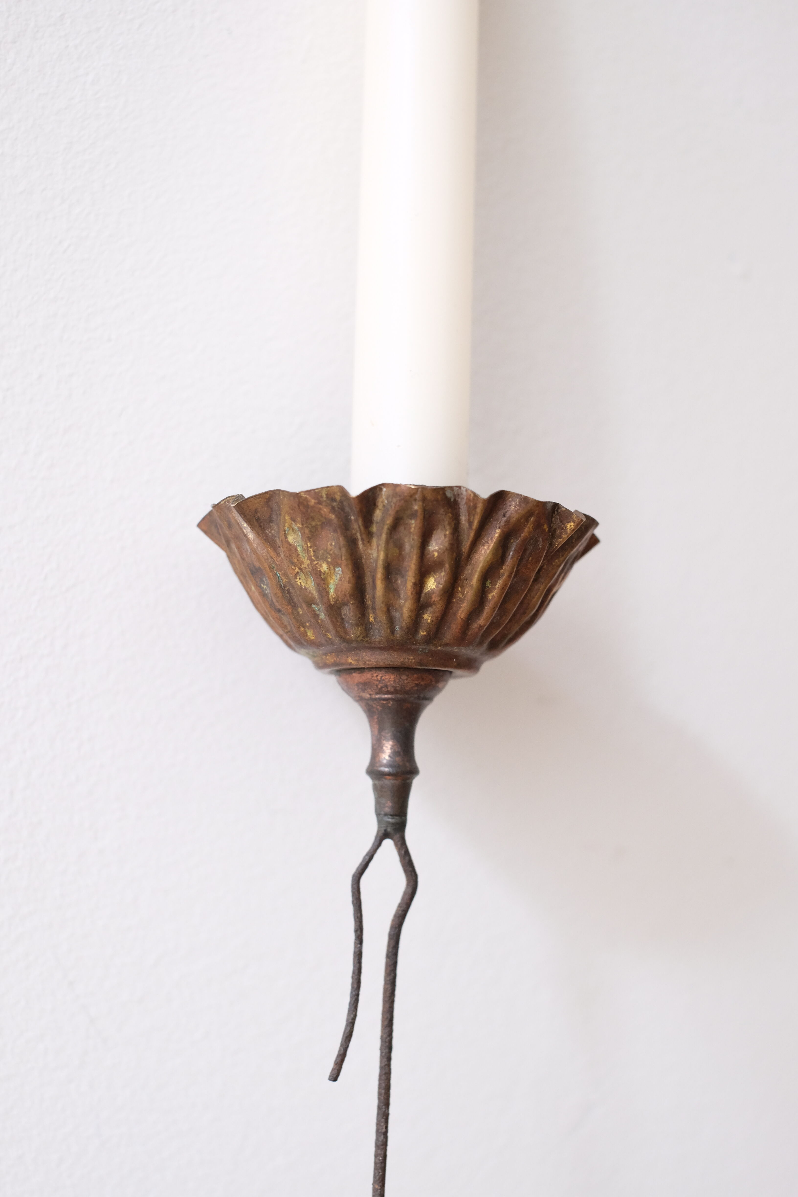 Brass candle holder
