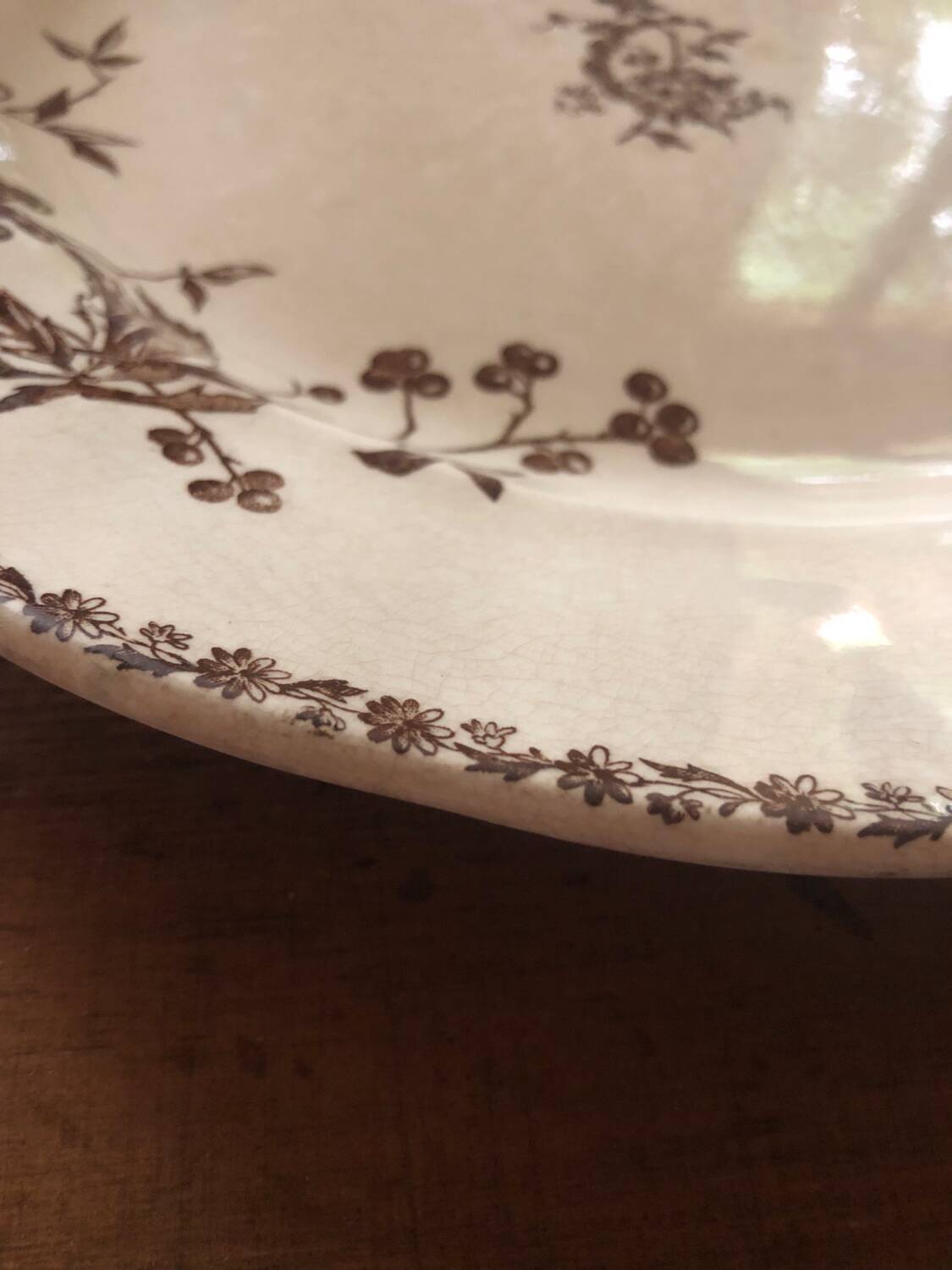 "Moscow" dish, Choisy Le Roi, ironstone