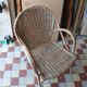 Rattan armchair